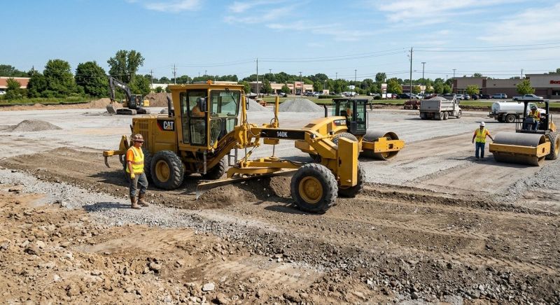 Parking Lot Leveling in Pearland, TX